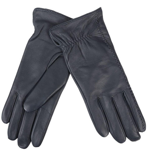 Δερμάτινα γυναικεία γάντια Guy Laroche 98862 μπλε